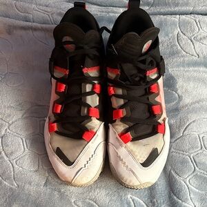 Kids' Black and Red Athletic Shoes
